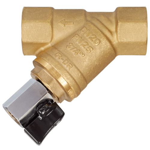 Danfoss 065B8245 Фильтр сетчатый Y-образный латунь Ду 40 G1 1/2"