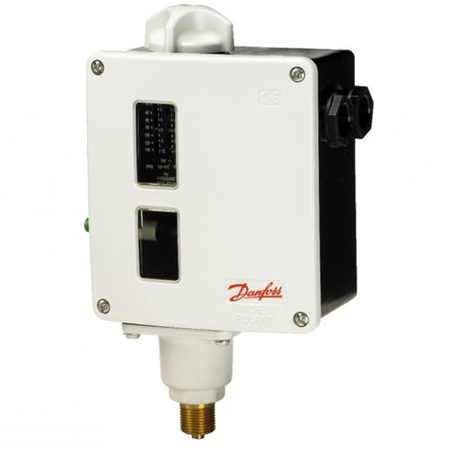 Danfoss 017-519966 Реле давления RT116 1 - 10 бар G3/8" ручной сброс на минимум 