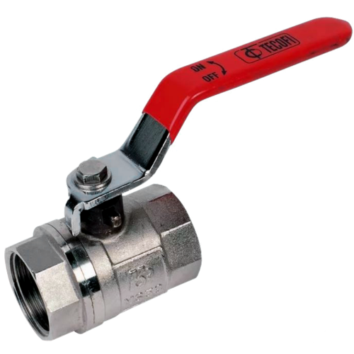 Tecofi 1143 Кран шаровой латунь никелирован BS1143 Ду 20 G3/4" 