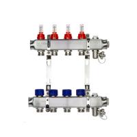 Ридан 088U0955R — Комплект коллекторов SSM-5RF set с расходомерами и кронштейнами, 5 контуров