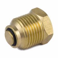 Клапан отсечной латунь 5009 для манометра/термоманометра 1/2"х1/4" НР/ВР Aquasfera 5009-01
