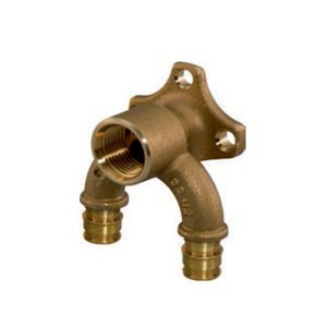 Водорозетка U-профиль проходная для PE-X латунь Smart Aqua Q&E Дн 16х1/2" ВР Uponor 1059820