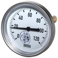 Термометр биметаллический осевой Дк100 L=40мм G1/2" 120C А5002 Wika 3906647 (36523040)