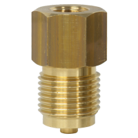 Переходник латунь для манометра Rp1/4"хG1/2" ВР/НР Wika 8600420