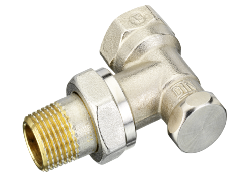 Danfoss 003L0123 Клапан запорный для радиатора RLV-S никель Ду 15