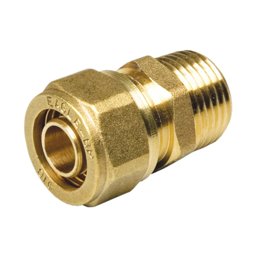 Муфта для PE-X латунь FPL-X Дн 18х2,5х1" Uponor 1034012
