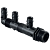 Коллектор распред PPSU НР 3/4" на 3 вых штуцер Q&E Дн16 для PE-X Uponor 1008714