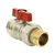 Danfoss 065B8205 Кран шаровой латунь никелирован BVR-F Ду 25 Rp1 Danfoss 065B8205 Кран шаровой латунь никелирован BVR-F Ду 25 Rp1