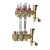 Группа коллекторная латунь FHF-F set 1" ВР 12 вых 3/4" НР Ру6 с расходомерами Danfoss 088U0732 Группа коллекторная латунь FHF-F set 1" ВР 12 вых 3/4" НР Ру6 с расходомерами Danfoss 088U0732