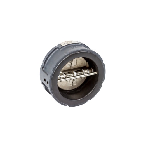 Затвор обратный Ридан - ЗОД PN16 DN150, межфланцевый, двустворчатый, корпус: чугун GGG40 c EPDM покрытием, пластины: нерж.сталь