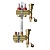 Группа коллекторная латунь FHF-F set 1" ВР 12 вых 3/4" НР Ру6 с расходомерами Danfoss 088U0732