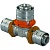 Тройник переходной МП латунь MLC Дн 32х16х32 пресс Uponor 1015053