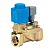 Danfoss 042U436602 Клапан эл/магн латунь НО EV220W Ду25 Ру16 ВР серия 10-50 с катушкой AS024DS 24В DC 80С