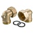 Danfoss 088U0305 Угольник латунь FHM-AF НР/нак. гайка 1" комплект (2 шт.) 