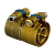 Муфта зажимная для PE-X латунь Wipex Дн 50х4,6 Ру6 Uponor 1042984