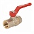 Danfoss 065B3088 Кран шаровой латунь никелирован BVR-A Ду 15 Rp1/2