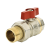 Danfoss 065B8203 Кран шаровой латунь никелирован BVR-F Ду 15 Rp1/2 Danfoss 065B8203 Кран шаровой латунь никелирован BVR-F Ду 15 Rp1/2