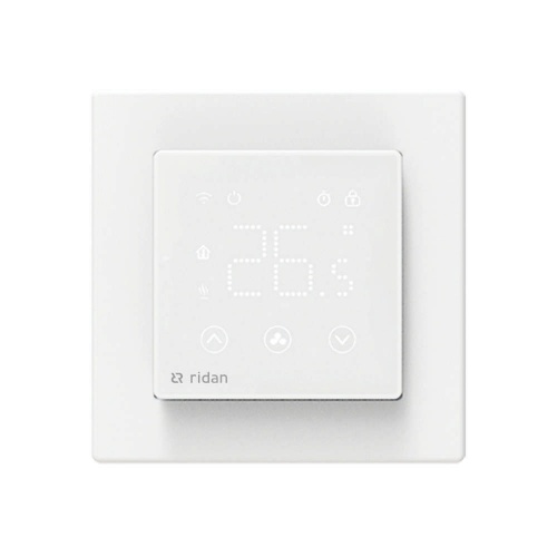 Ридан 088L1141R — Электронный комнатный термостат RSmart-SW с Wi-Fi подключением 230V, белый