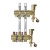 Danfoss 088U0708 Коллектор распред латунь FHF-set Ру10 ВР 1" на 8 вых НР 3/4" в комплекте с 2мя автом. воздухоотв. и кроншт Danfoss 088U0708 Коллектор распред латунь FHF-set Ру10 ВР 1" на 8 вых НР 3/4" в комплекте с 2мя автом. воздухоотв. и кроншт