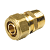 Муфта для PE-X латунь FPL-X Дн 18х2,5х1" Uponor 1034012