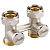 Danfoss 003L0241 Узел нижнего подключения RLV-KD для двухтр никель 3/4" x3/4"